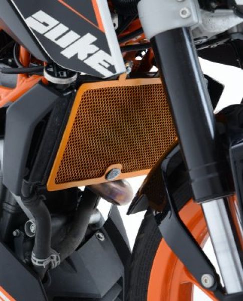 KTM Duke 390 2013 bis 2016 R&G Kühlergitter Wasserkühler schwarz silber oder orange water radiator grilles black silver orange