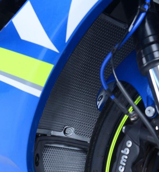 Suzuki GSX-R 1000 ab 2017 R&G Kühlergitter Wasserkühler schwarz oder silber water radiator grilles black or silver