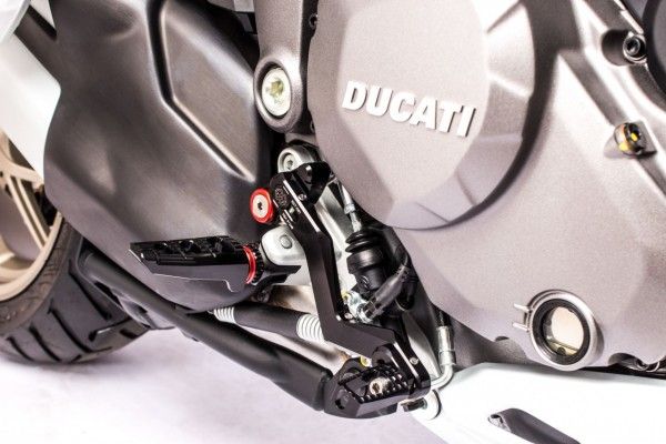 Gilles Tooling Schalt- und Bremshebel KIT D02 schwarz für Ducati Multistrada 1260 AC ab 2018