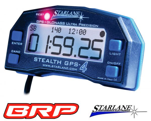 Starlane GPS Laptimer STEALTH 4 DATA  mit zweifach GPS with twin GPS