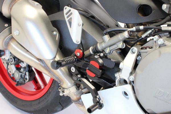 Gilles Tooling Fußrastenanlage Ducati 959 Panigale 2016 bis 2020