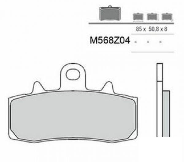 Brembo Racing Bremsbelag 568Z04