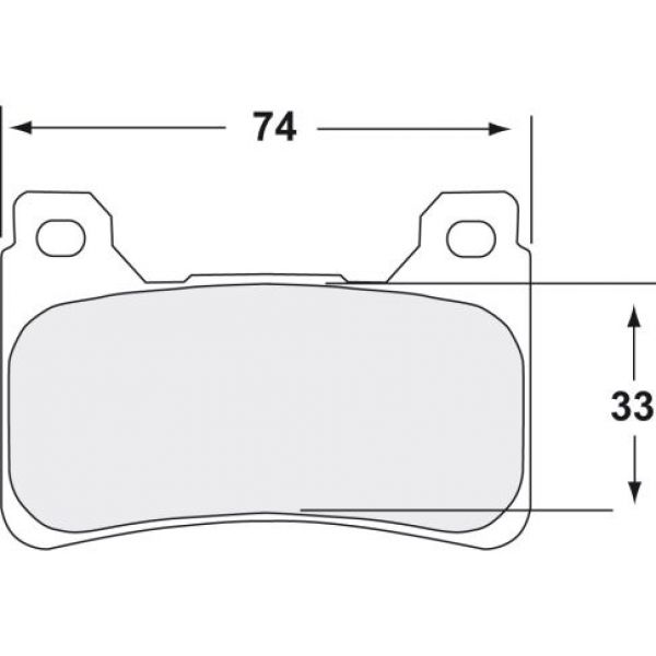 Performance Friction Bremsbelag Honda CBR 1000 RR 2004 bis 2014 7602.95.08.92