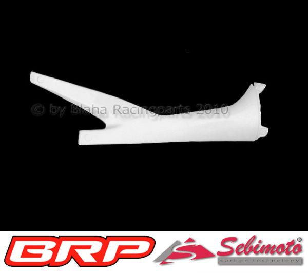 Aprilia RS 125 1999 bis 2005 Serienteilung Sebimoto Höckerrahmenschutz links - Rearframe protection left side