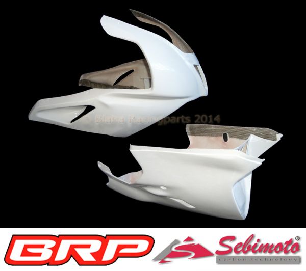 Aprilia RSV 1000 R Factory 2004 - 2008 Sebimoto Rennverkleidung 2 tlg.  fairing 2 parts