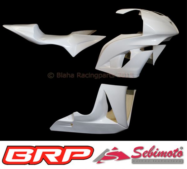 Honda CBR 600RR 2007-2008 PC40 Sebimoto Rennverkleidung 2 teilig Höcker geschlossene Sitzfläche für Moosgummiauflage