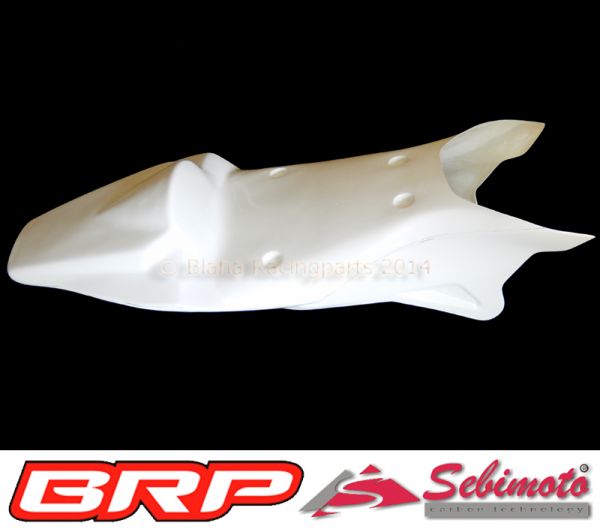 Honda CBR 1000RR 2012-2016 Sebimoto Rennverkleidung 2 teilig. + Höcker geschlossen HRC für Moosgummi Fairing 2 parts, lower part racing + tailsection closed HRC for foam rubber