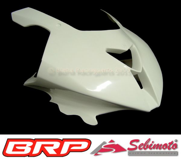 BMW S 1000RR / 2009-2011 Sebimoto Rennverkleidung 4 tlg., Unterteil für Racing Auspuffanlage + Höcker offen (für Originalsitz) / Fairing 4 parts, lower part for racing exhaust + tailsection open (for original seat)