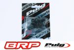 Puig Schraubensatz für Racingscheiben schwarz eloxiert Set of screws for racing windshields black