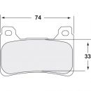 Performance Friction Bremsbelag Honda CBR 1000 RR 2004 bis 2014 7602.95.08.92